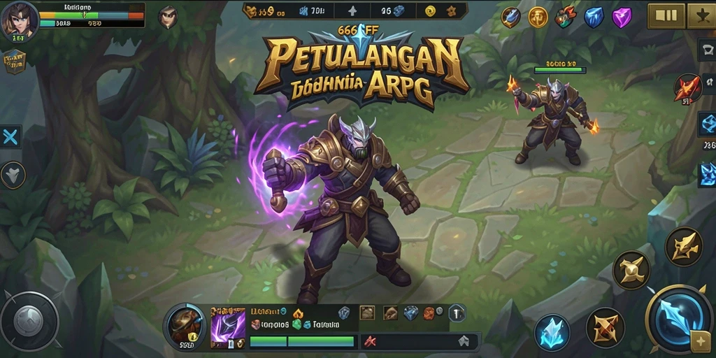 Tangkapan layar gameplay 666FF menampilkan aksi pertempuran seru dan grafis cantik.