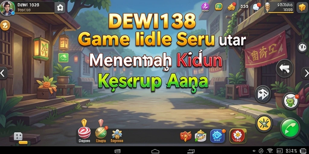 Tampilan gameplay yang menakjubkan di DEWI138 dengan karakter Idle.