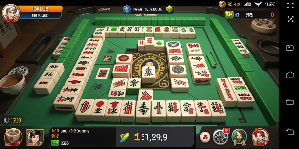 Gameplay seru dan menantang di IDKLUB Mahjong.