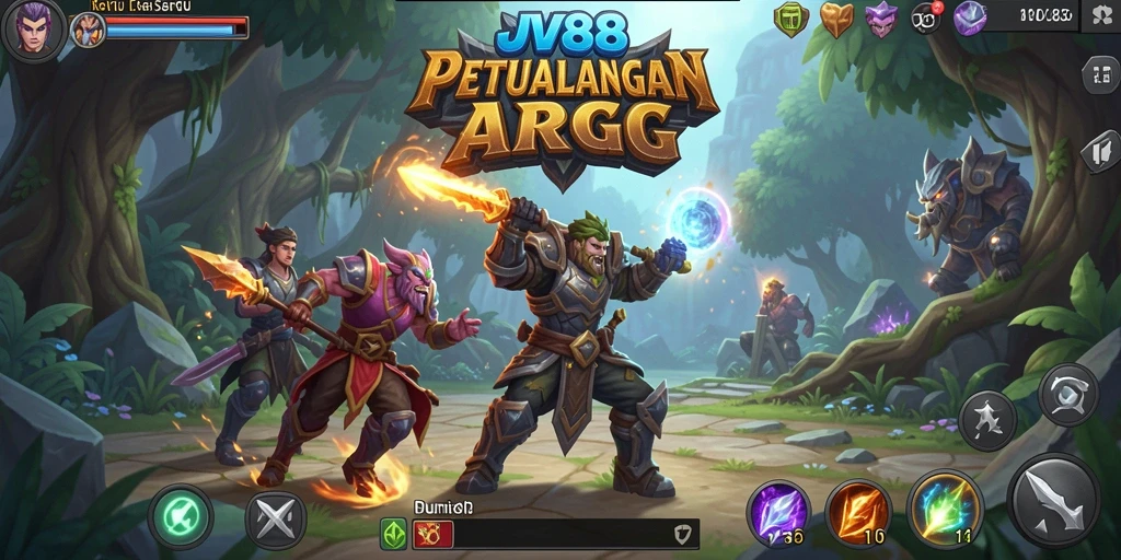 Gameplay seru dan grafis menakjubkan dalam JV88.