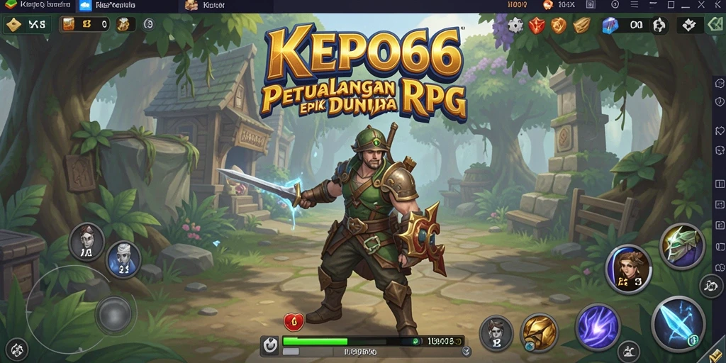 Tangkapan layar utama KEPO66 menampilkan aksi gameplay RPG yang mendebarkan.