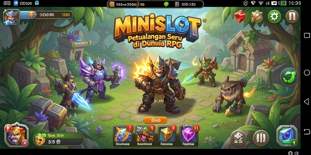 Tampilan gameplay MINISLOT yang dinamis dan mengasyikkan.