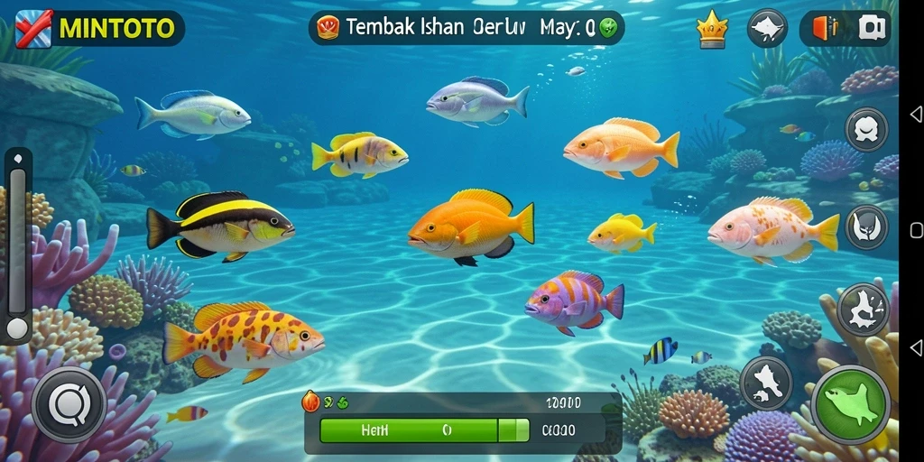 Tangkapan ikan yang mengasyikkan dalam permainan MINTOTO.