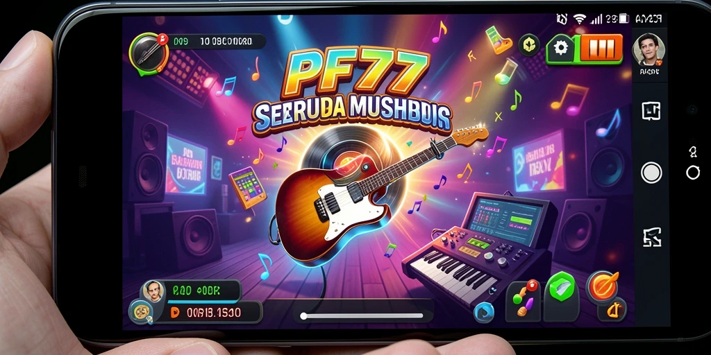 Gameplay PF777 menampilkan pengalaman musik yang interaktif dan seru.