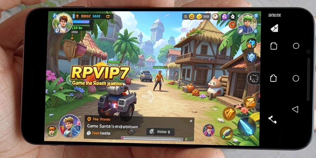 Screenshot tampilan gameplay RPVIP7 yang menarik dan penuh warna.