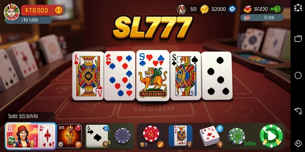 Tampilan aksi seru saat bermain Domino di SL777.