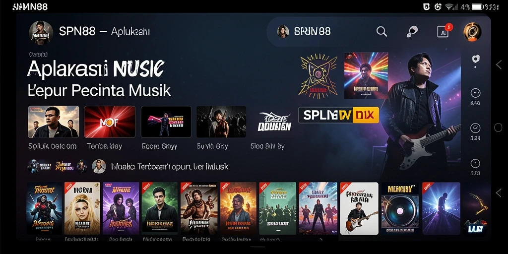 Screenshot SPN88 menampilkan fitur karaoke yang mengasyikkan.