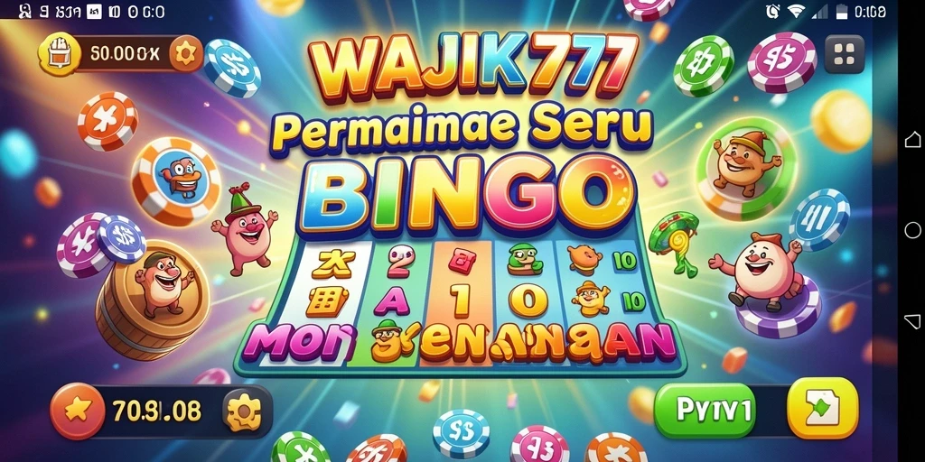 Tampilan seru dari gameplay WAJIK777 yang menampilkan keseruan Bingo.